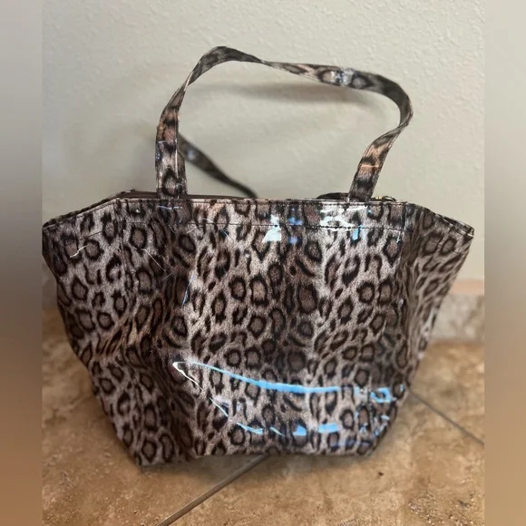 Icing leopard tote handbag purse - Picture 2 of 5